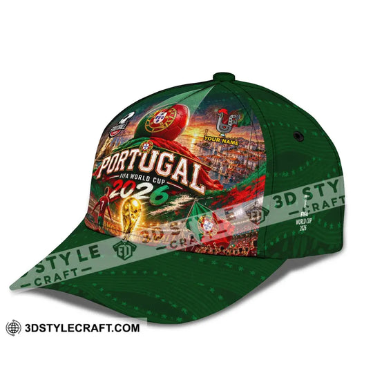 Personalized Cap, Customized Portugal World Cup 2026 Classic Cap style option 4