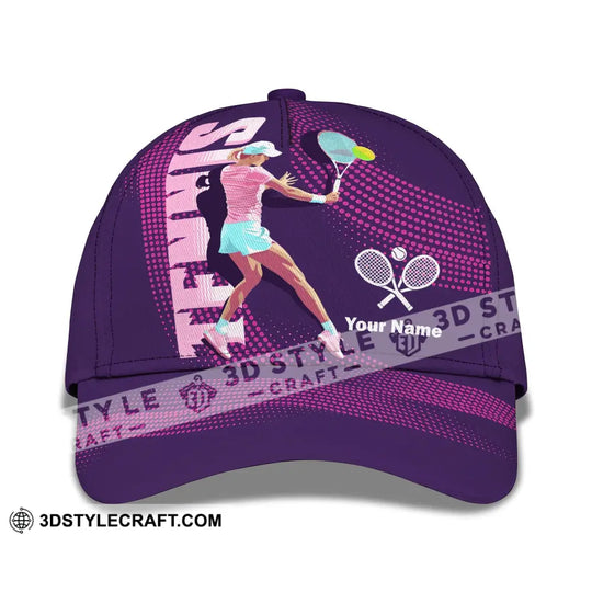 Personalized Cap, Customized Tennis Classic Cap style option 2