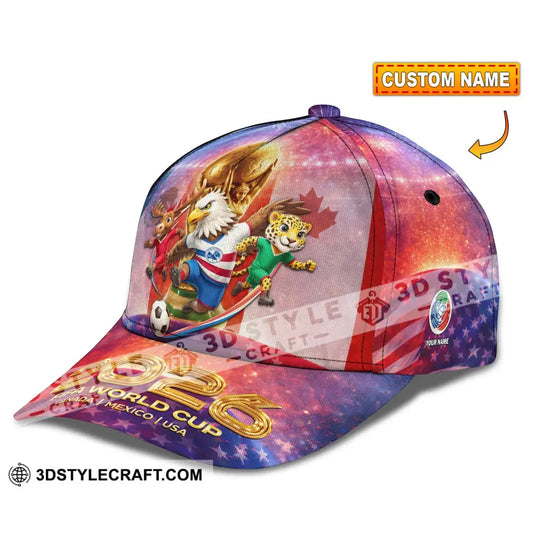 Personalized Cap, Customized World Cup 2026 Classic Cap style option 1