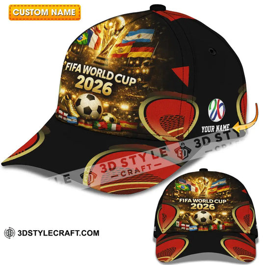 Personalized Cap, Customized World Cup 2026 Classic Cap style option 1