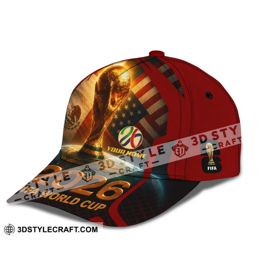 Personalized Cap, Customized World Cup 2026 Classic Cap style option 4