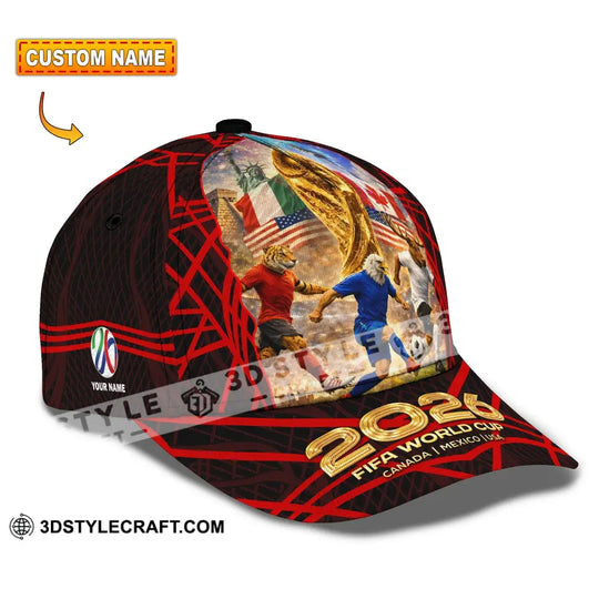 Personalized Cap, Customized World Cup 2026 Classic Cap style option 1