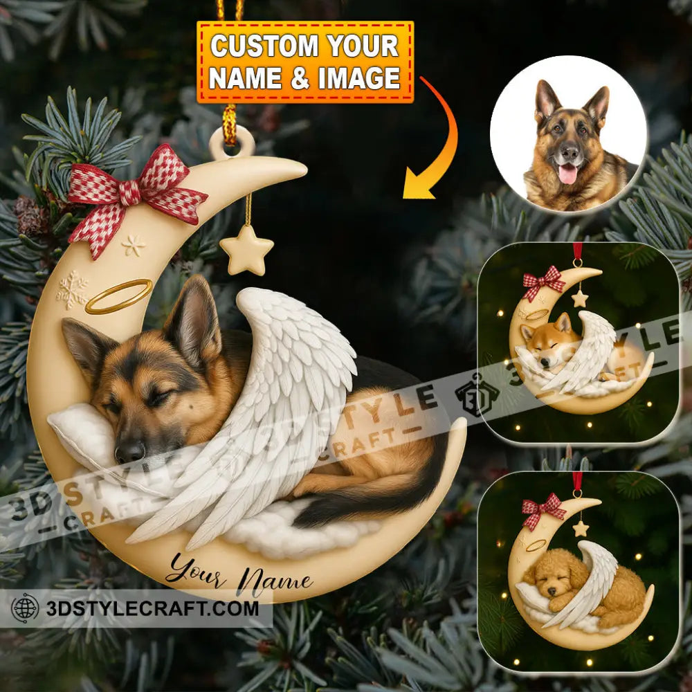 Pet In Memory Home Decor Christmas Ornament Personalized Ornament 3.54’’ / 1 Ornament Ornament