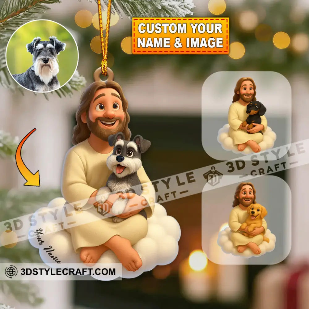 Pet In Memory Home Decor Christmas Ornament Personalized Ornament 3.54’’ / 1 Ornament Ornament