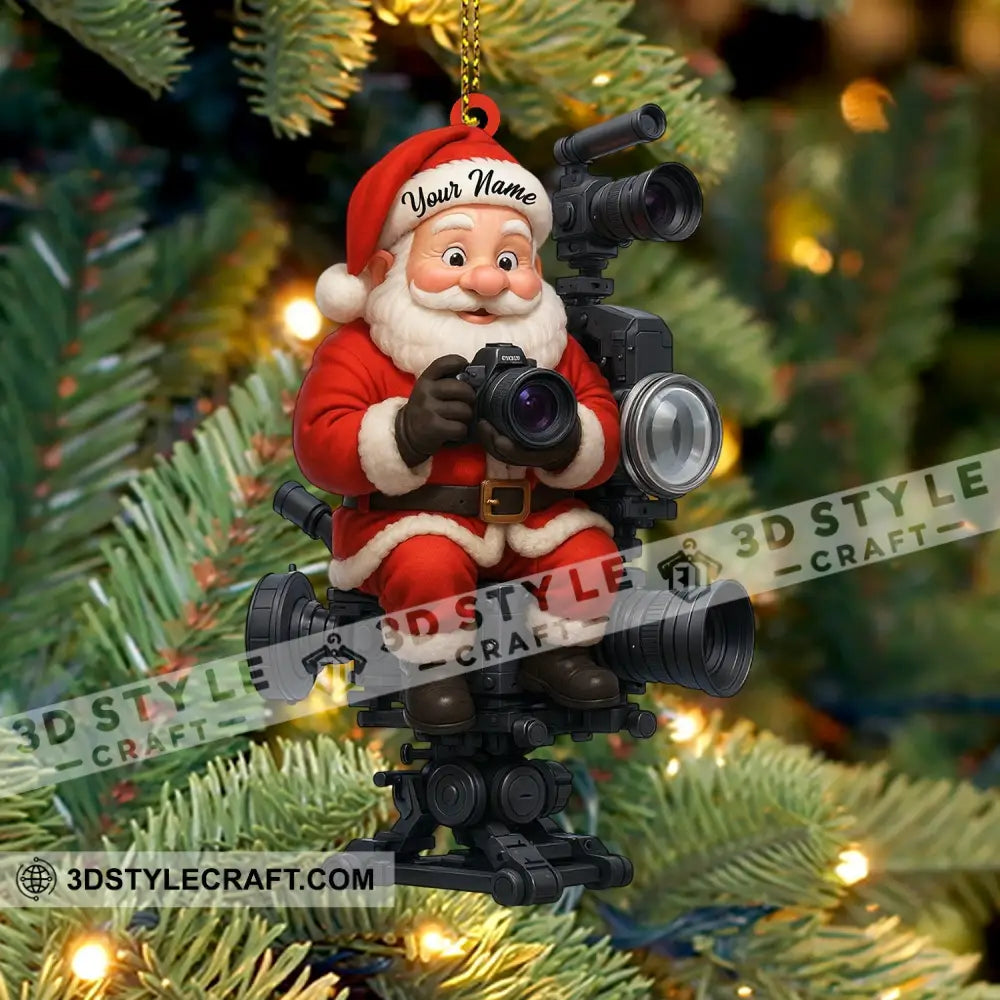 Photographer Christmas Home Decor Christmas Ornament Personalized Ornament Ornament