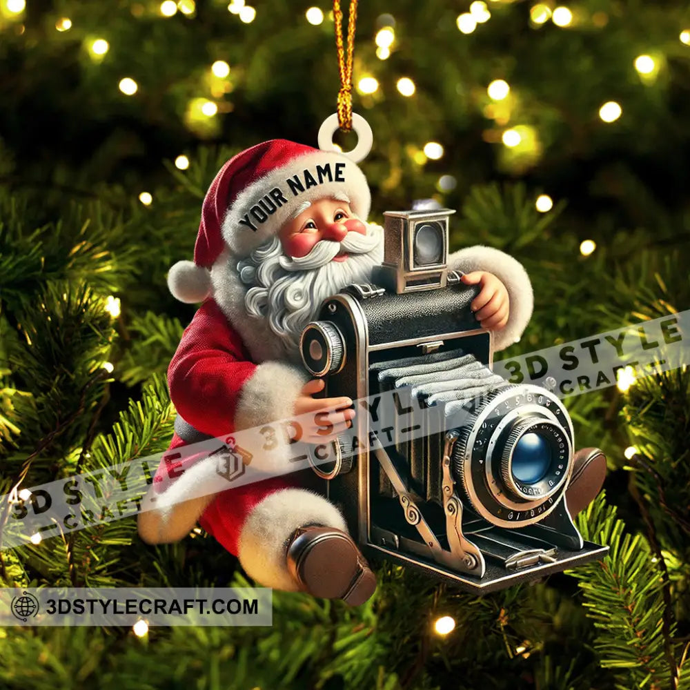 Photographer Christmas Home Decor Ornament Personalized
