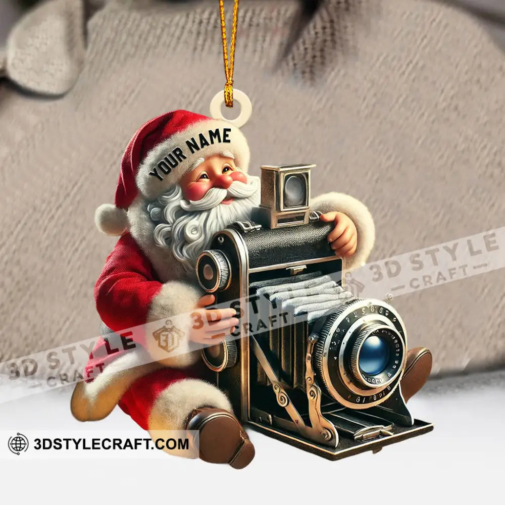 Photographer Christmas Home Decor Ornament Personalized