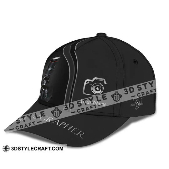 Photographer Classic Cap, Photographer Hat, Unisex Photographer Hat style option 3