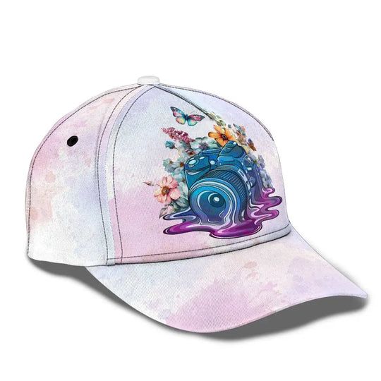 Photographer Classic Cap, Photographer Hat, Women Photographer Hat style option 4