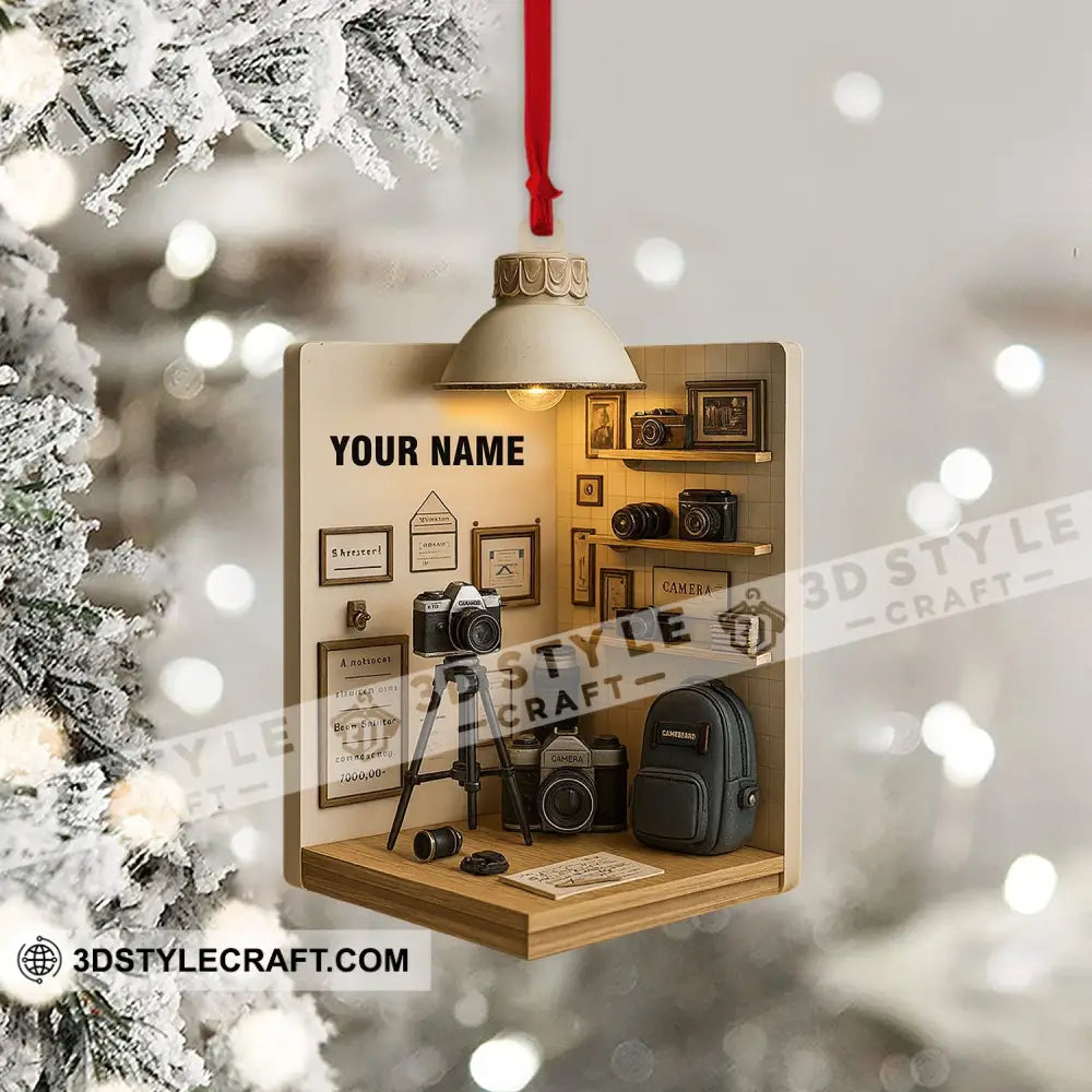 Photographer Corner Home Decor Christmas Ornament Personalized Ornament Ornament
