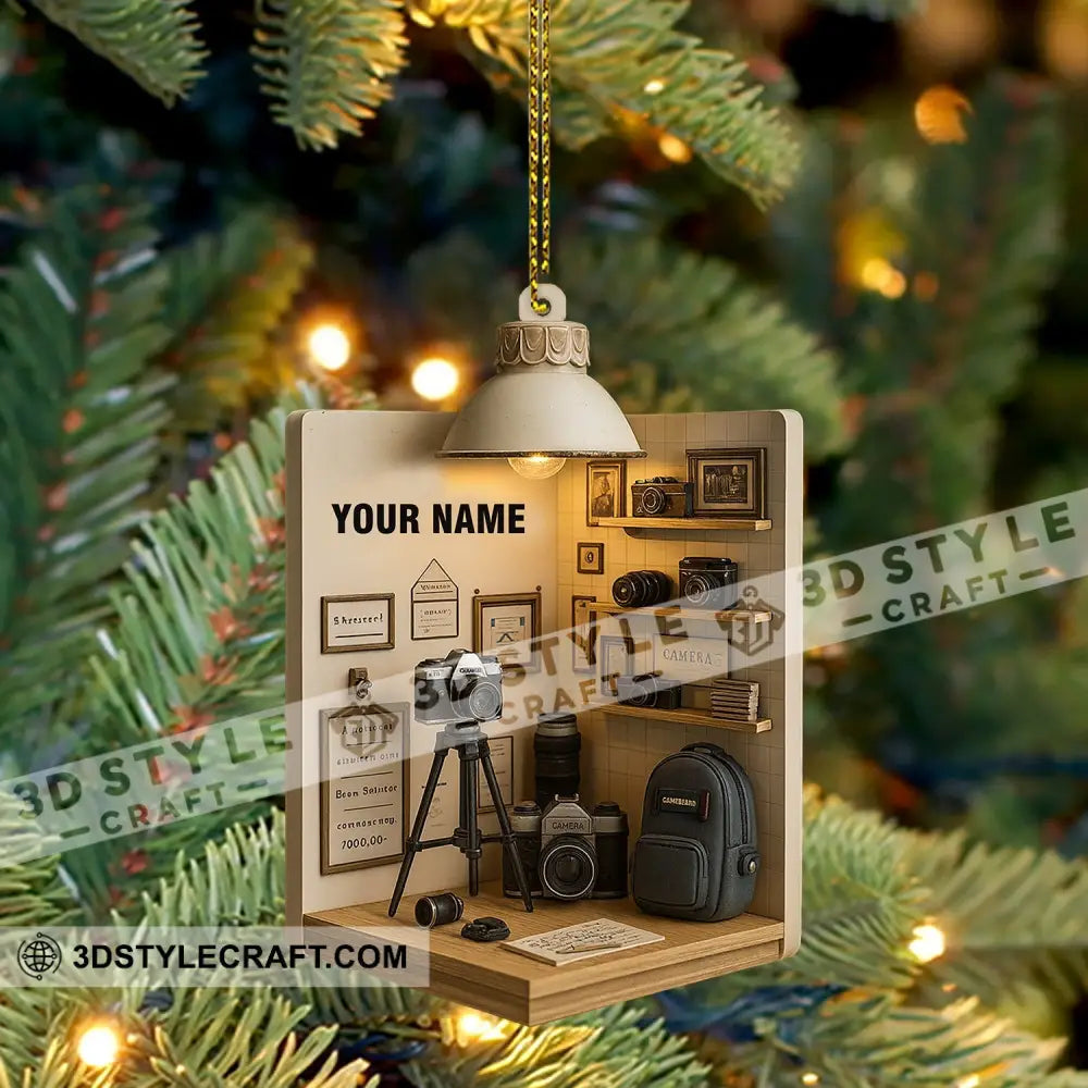 Photographer Corner Home Decor Christmas Ornament Personalized Ornament Ornament