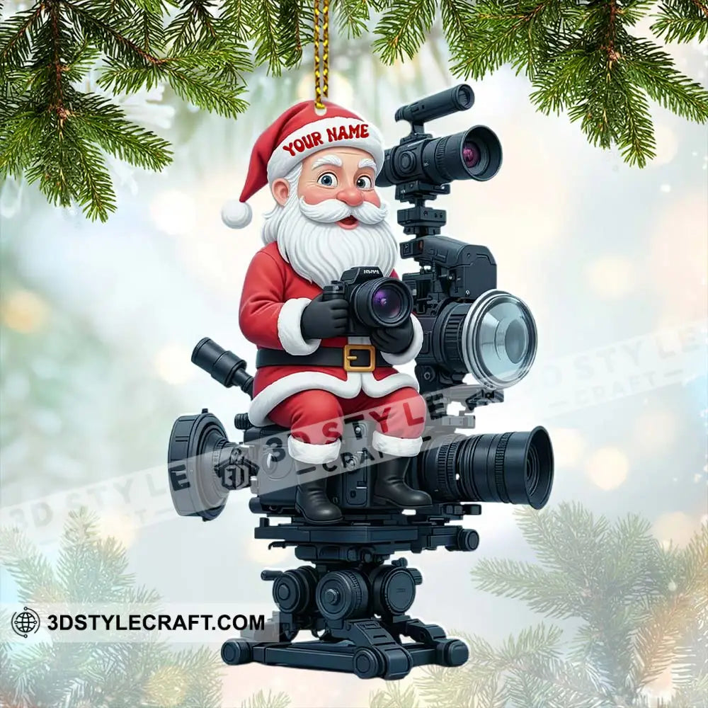 Photographer Home Decor Christmas Ornament Personalized Ornament Ornament