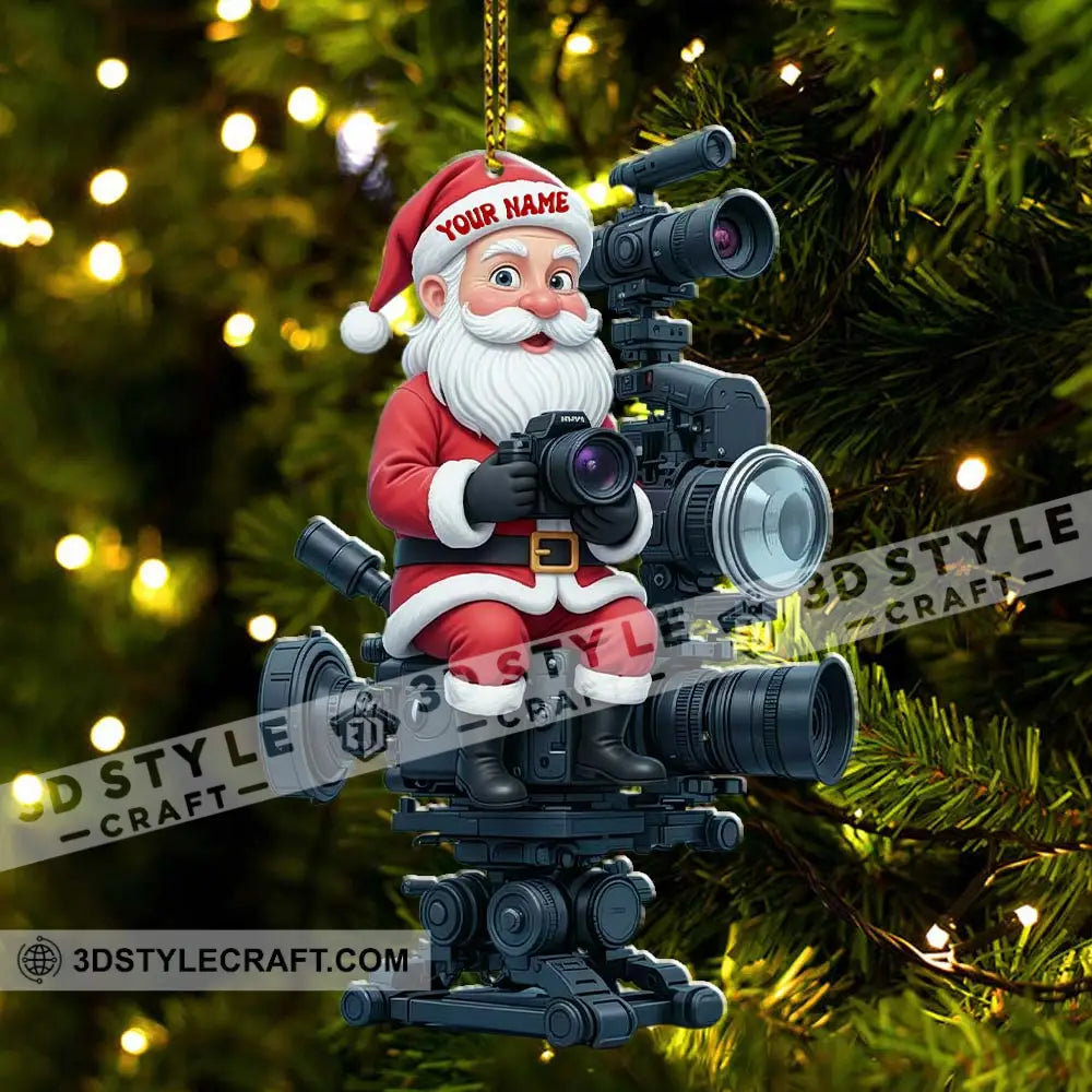 Photographer Home Decor Christmas Ornament Personalized Ornament Ornament