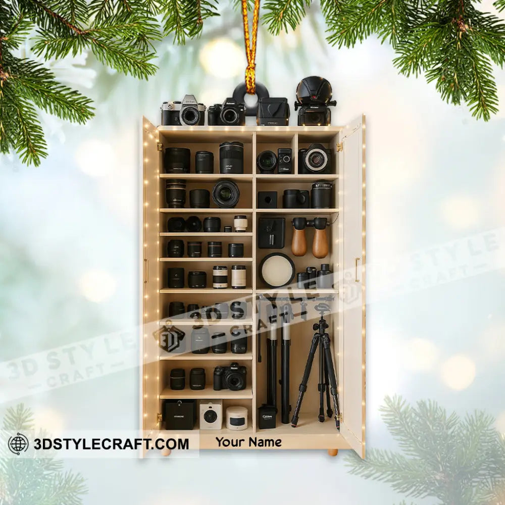 Photographer Lover Home Decor Christmas Ornament Personalized Ornament Ornament
