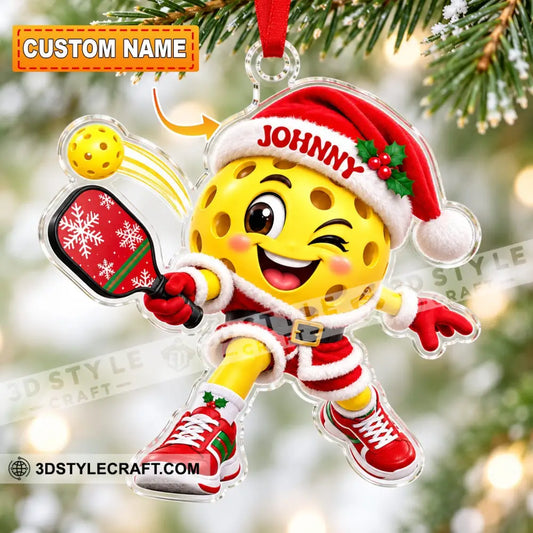 Pickleball Home Decor Christmas Ornament Personalized Ornament - 3.54’’ / 1 Ornament - Ornament