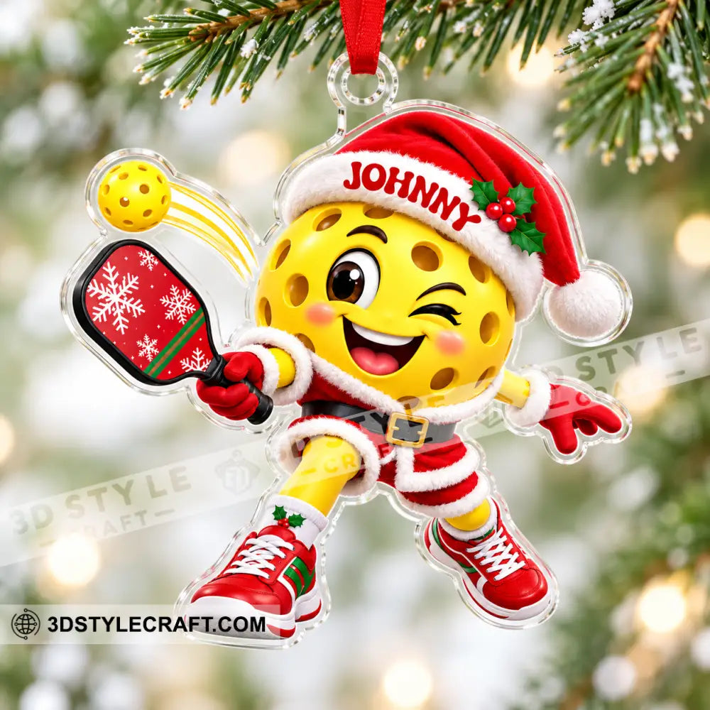 Pickleball Home Decor Christmas Ornament Personalized Ornament - Ornament