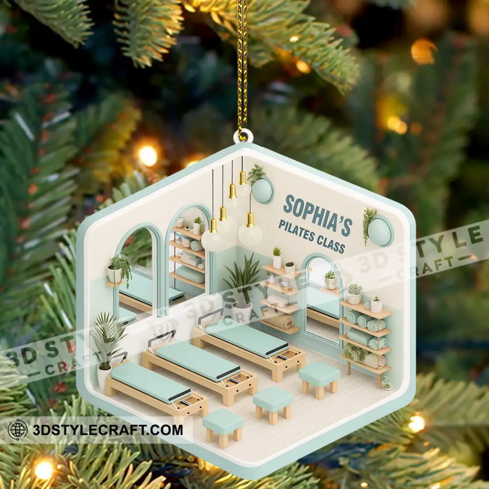 Pilates Class Corner Home Decor Christmas Ornament Personalized Ornament Ornament