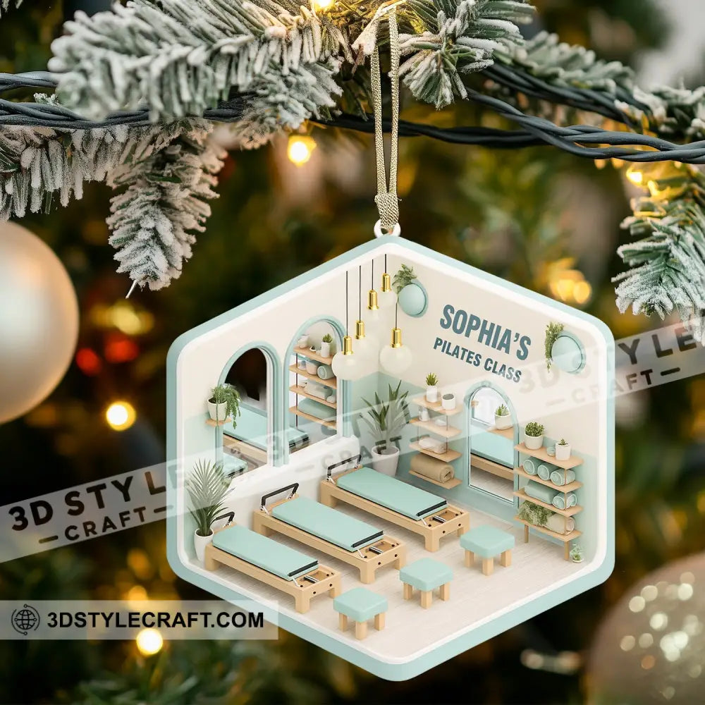 Pilates Class Corner Home Decor Christmas Ornament Personalized Ornament Ornament