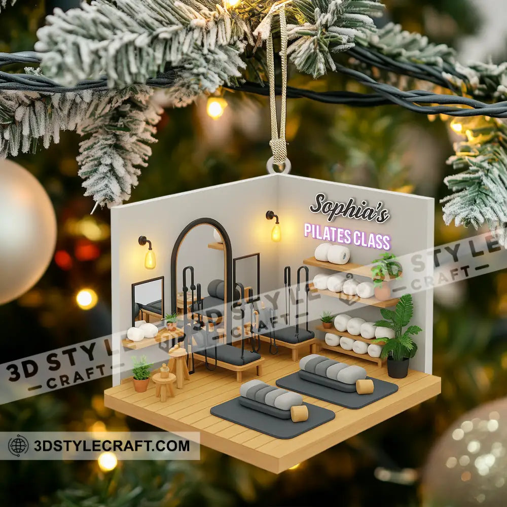 Pilates Room Home Decor Christmas Ornament Personalized Ornament Ornament