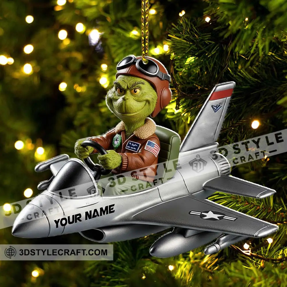 Pilot Home Decor Christmas Ornament Personalized Ornament Ornament