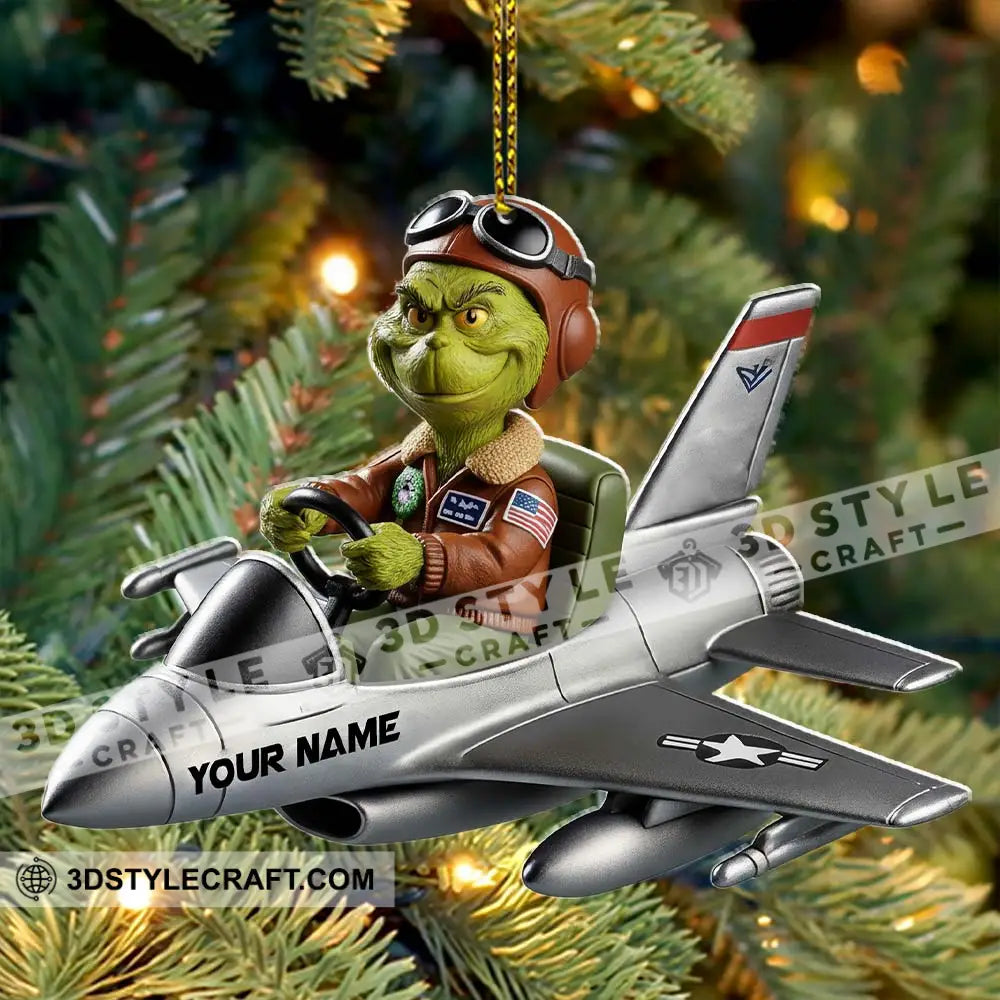 Pilot Home Decor Christmas Ornament Personalized Ornament Ornament