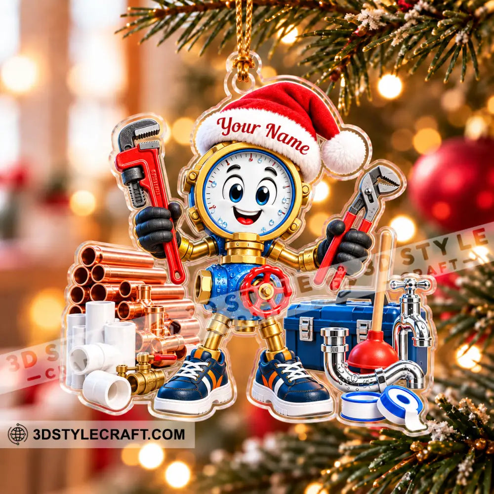 Plumber Home Decor Christmas Ornament Personalized Ornament - Ornament