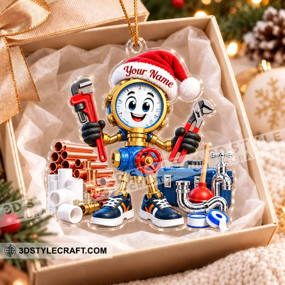 Plumber Home Decor Christmas Ornament Personalized Ornament - Ornament