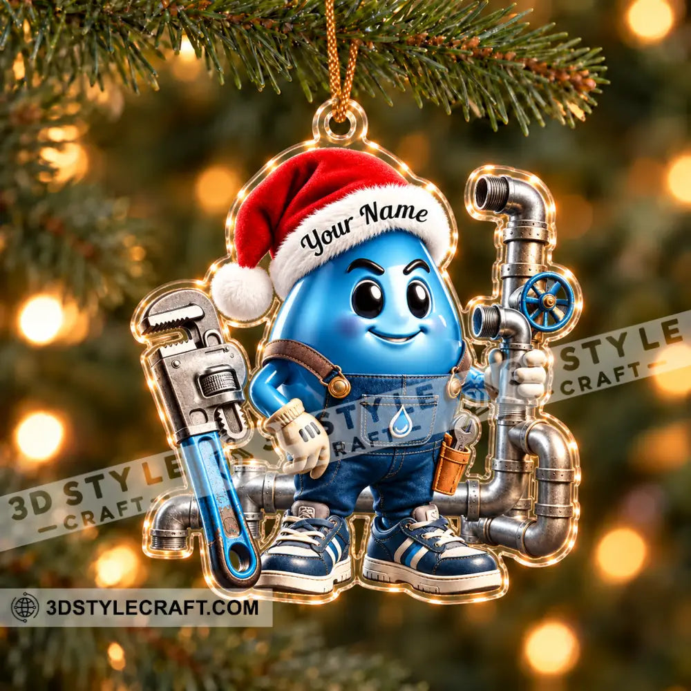 Plumber Home Decor Christmas Ornament Personalized Ornament - Ornament