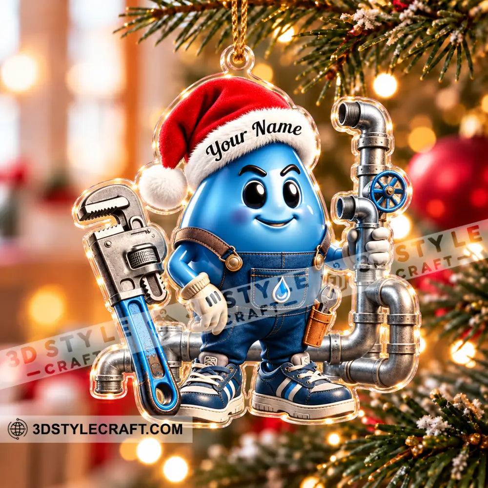 Plumber Home Decor Christmas Ornament Personalized Ornament - Ornament