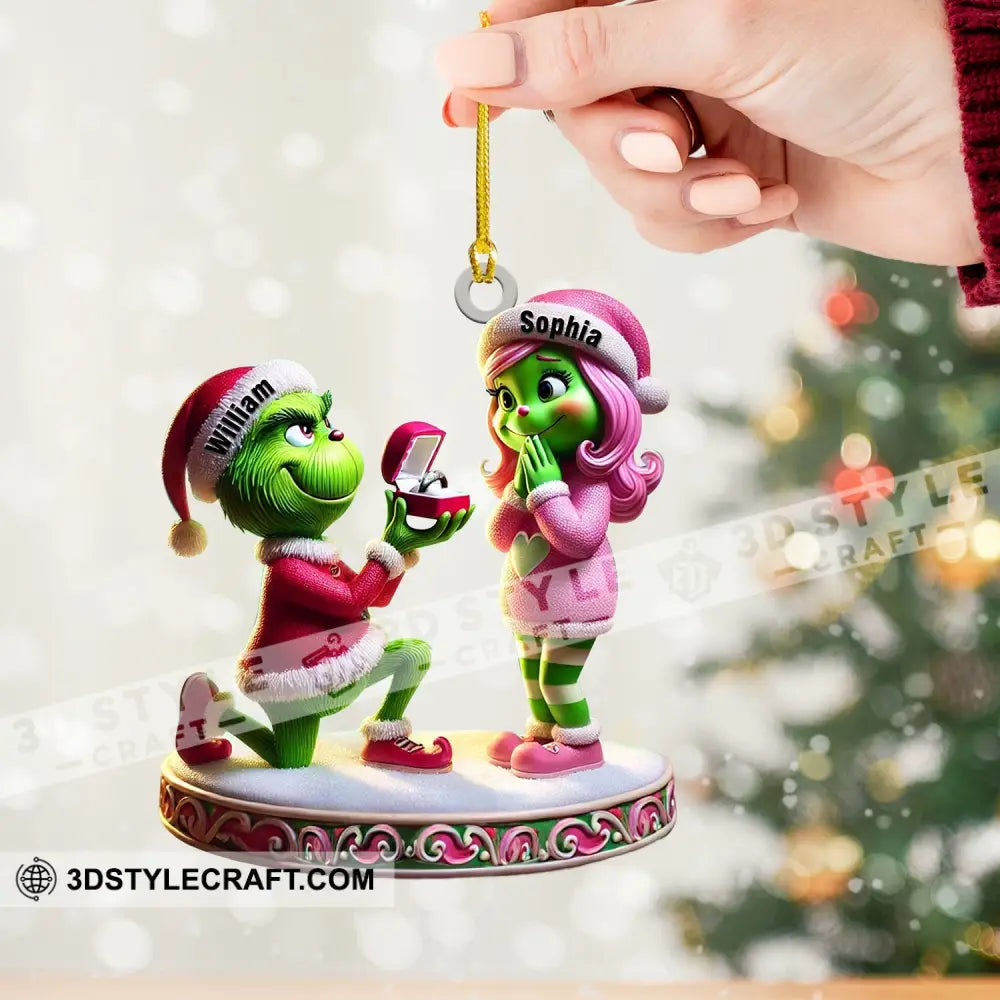 Propose Home Decor Christmas Ornament Personalized