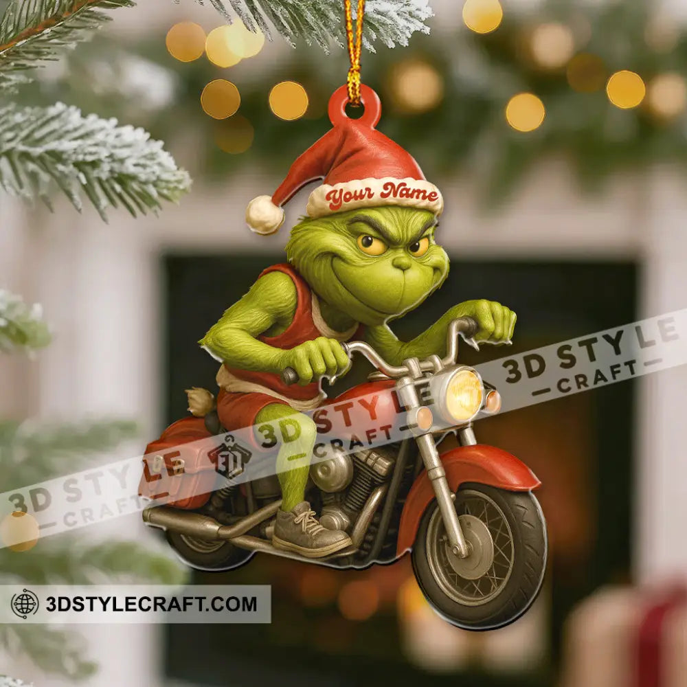 Racing ELF Home Decor Christmas Ornament Personalized Ornament Ornament