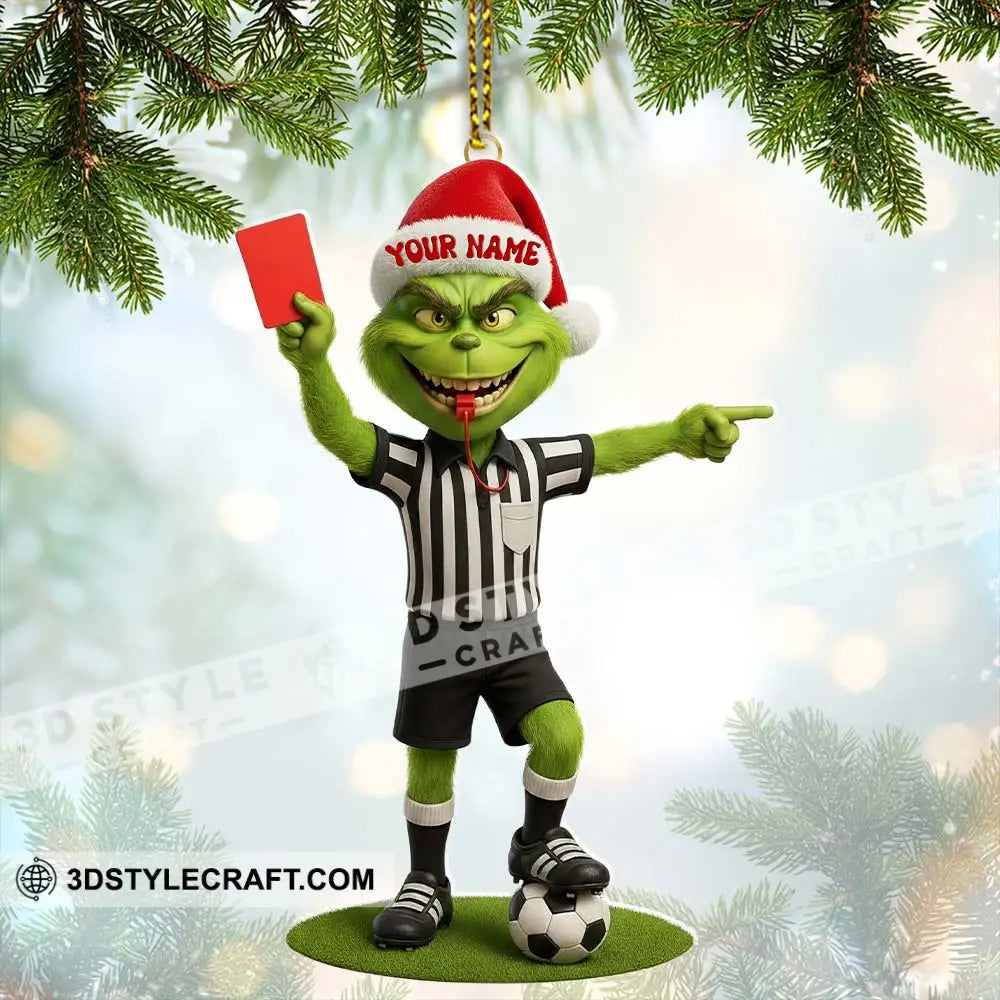 Referee Home Decor Christmas Ornament Personalized Ornament Ornament
