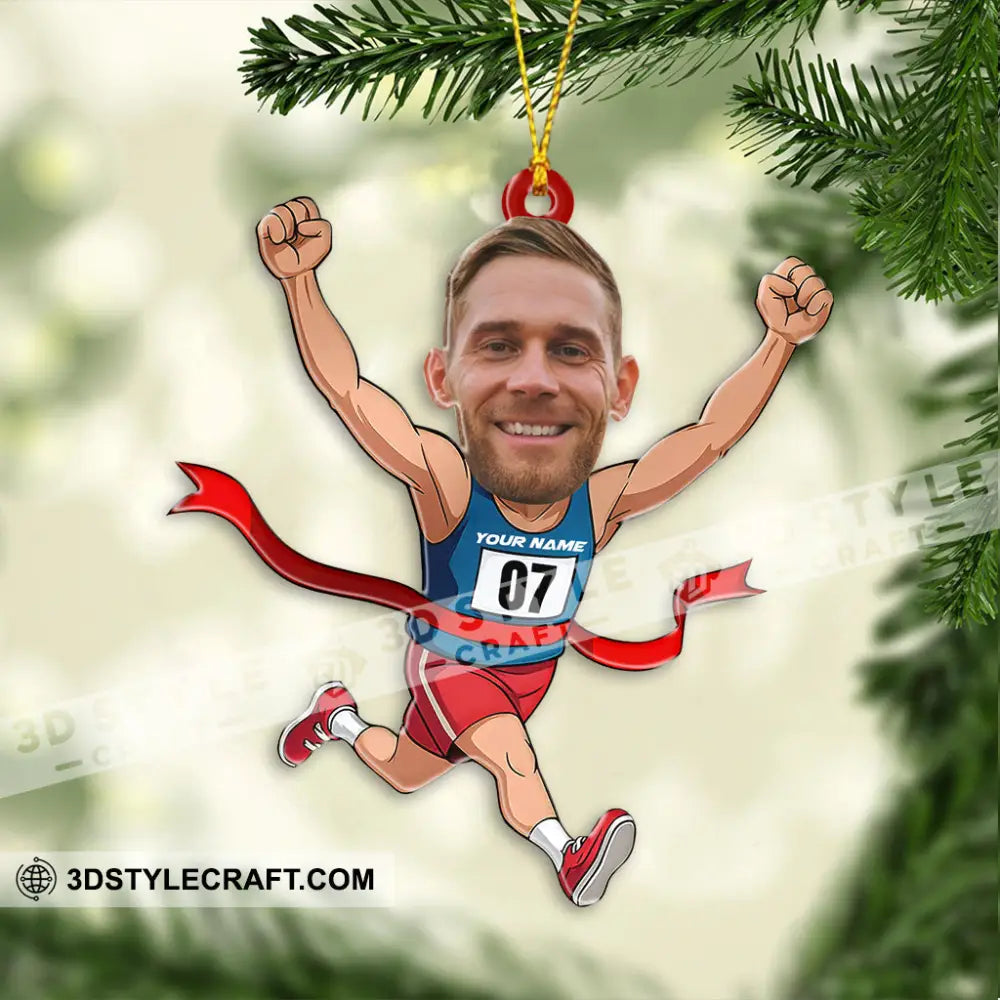 Running Lover Home Decor Christmas Ornament Personalized Ornament Ornament