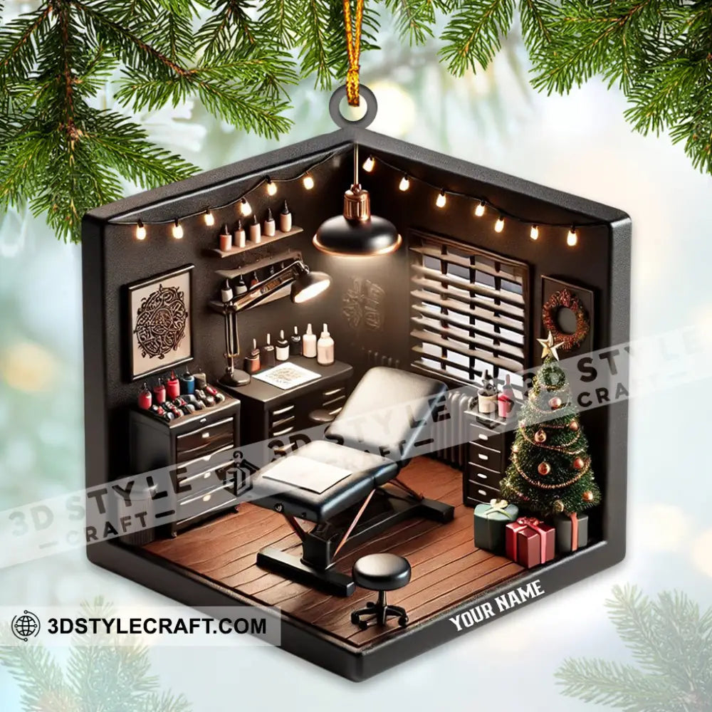 Salon Decor Christmas Ornament Personalized