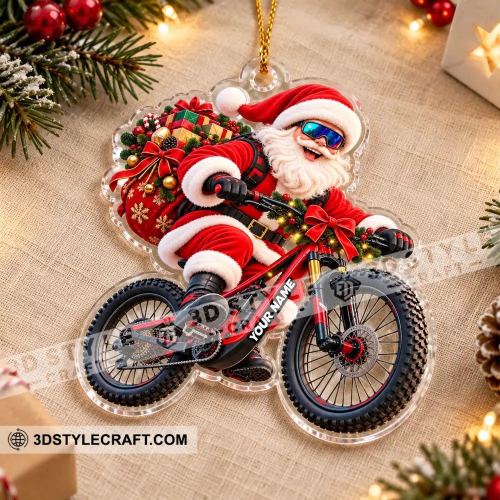 Santa Coming Home Decor Christmas Ornament Personalized Ornament - Ornament