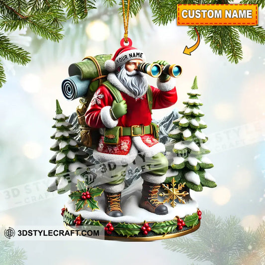 Santa Discovery Home Decor Christmas Ornament Personalized 3.54’’ / 1