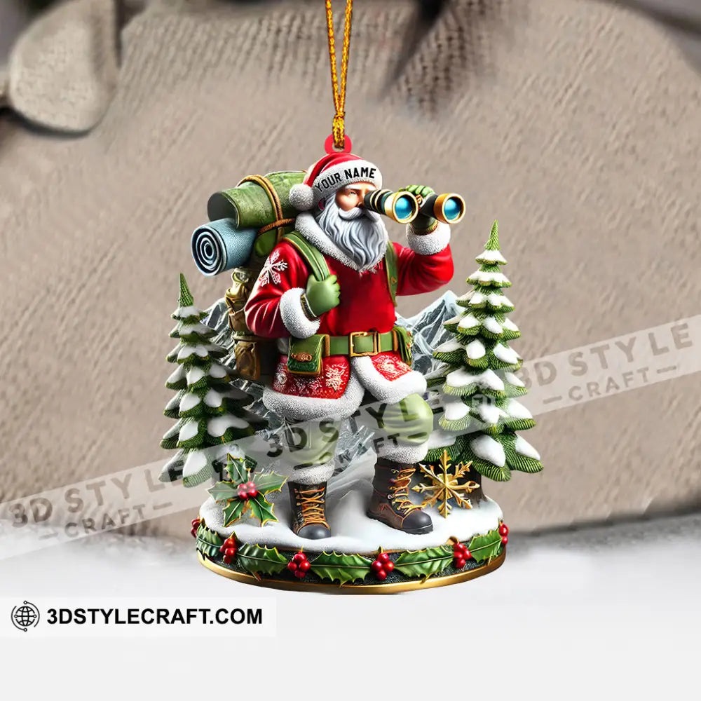 Santa Discovery Home Decor Christmas Ornament Personalized