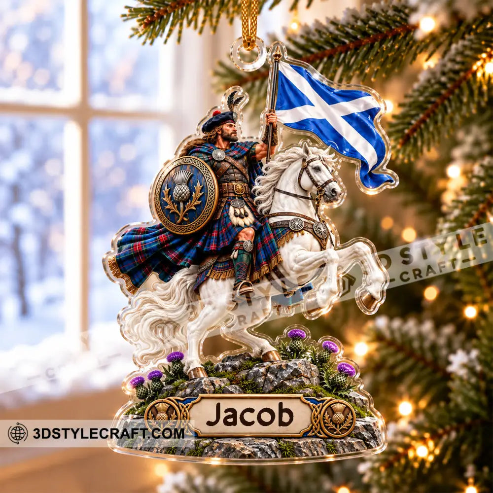 Scotland Home Decor Christmas Ornament Personalized Ornament - Ornament