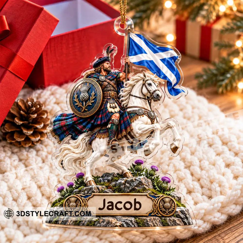 Scotland Home Decor Christmas Ornament Personalized Ornament - Ornament