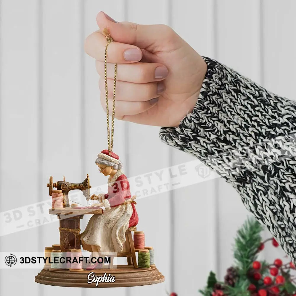Sewing Christmas Home Decor Christmas Ornament Personalized Ornament Ornament