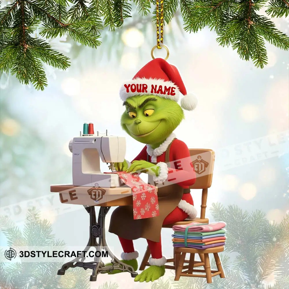 Sewing ELF Home Decor Christmas Ornament Personalized Ornament Ornament