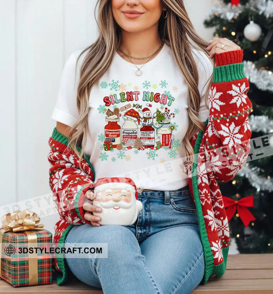 Silent Night, Gift For Christmas Hoodie style option 4