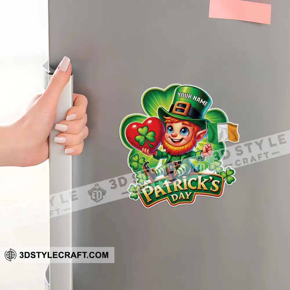 St.patrick’s Day Fridge Magnet - Personalized