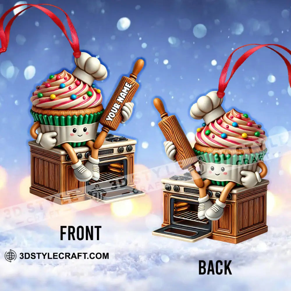 Sweet Bakery Home Decor Christmas Ornament Personalized