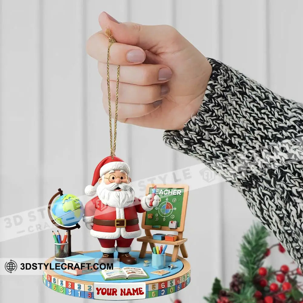 Teacher Christmas Home Decor Christmas Ornament Personalized Ornament Ornament