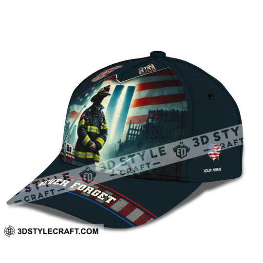 Unisex Cap, 09.11.01 Never Forget Classic Cap style option 4