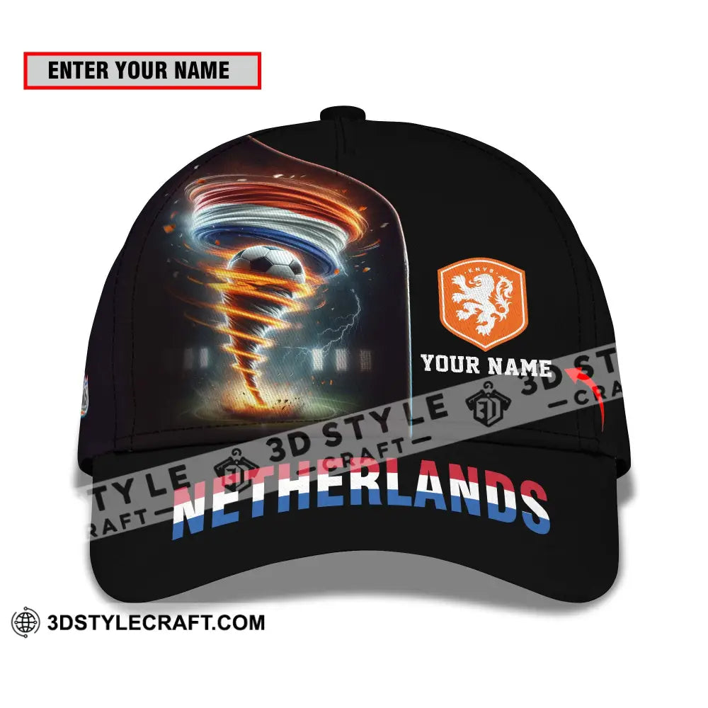 Unisex Cap, Custom Name And Number Euro 2024 Cap National Team, Nether