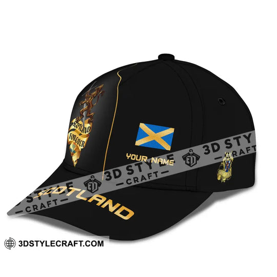 Unisex Cap, Custom Scotland Cap, Scotland Classic Cap, Scotland Hat style option 4