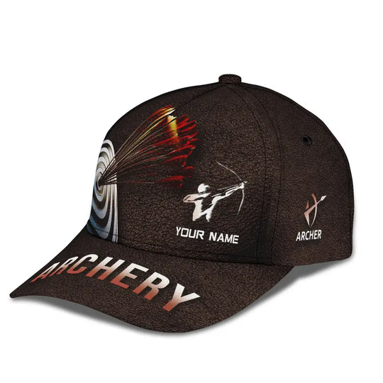 Unisex Cap, Personalized Archery Classic Cap, Archery Hat, Gift for Archery Lovers style option 2