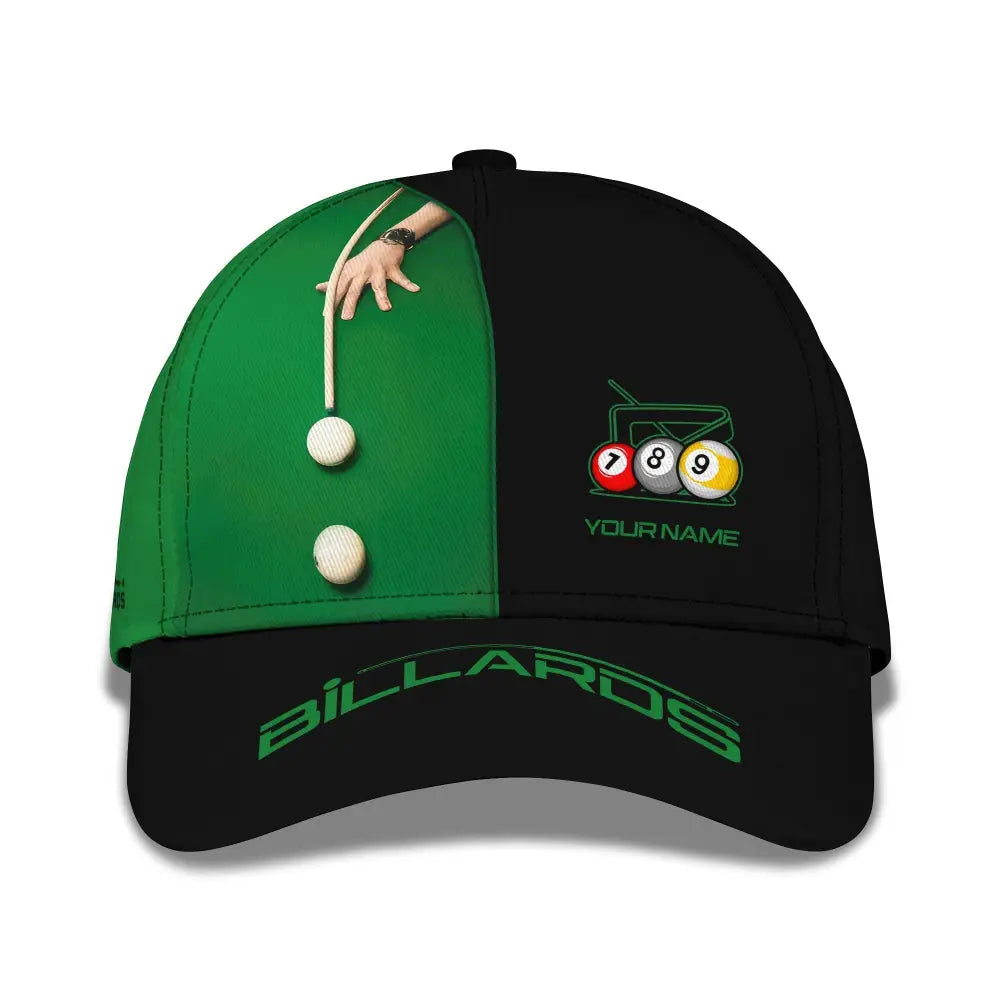 Unisex Cap Personalized Billiard Classic Hat Gift For Lovers T-Shirt